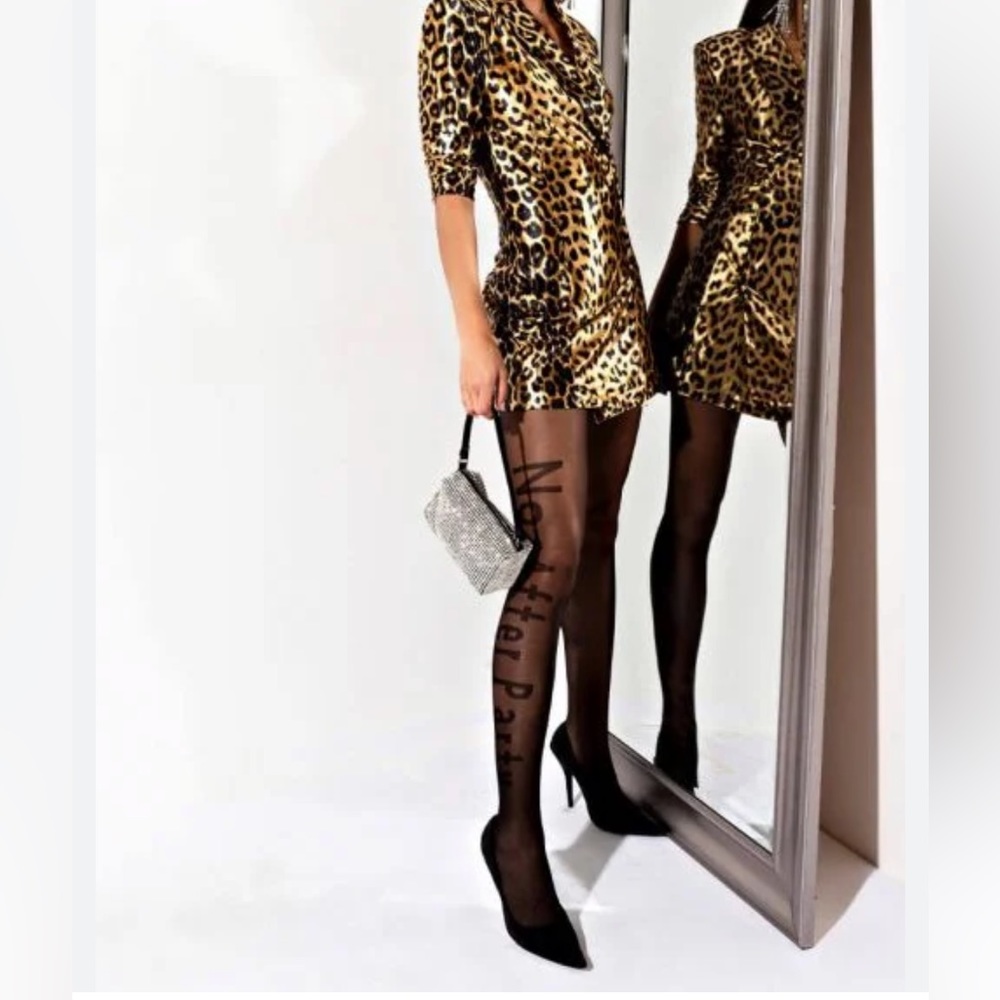 Leopard Blazer Dress